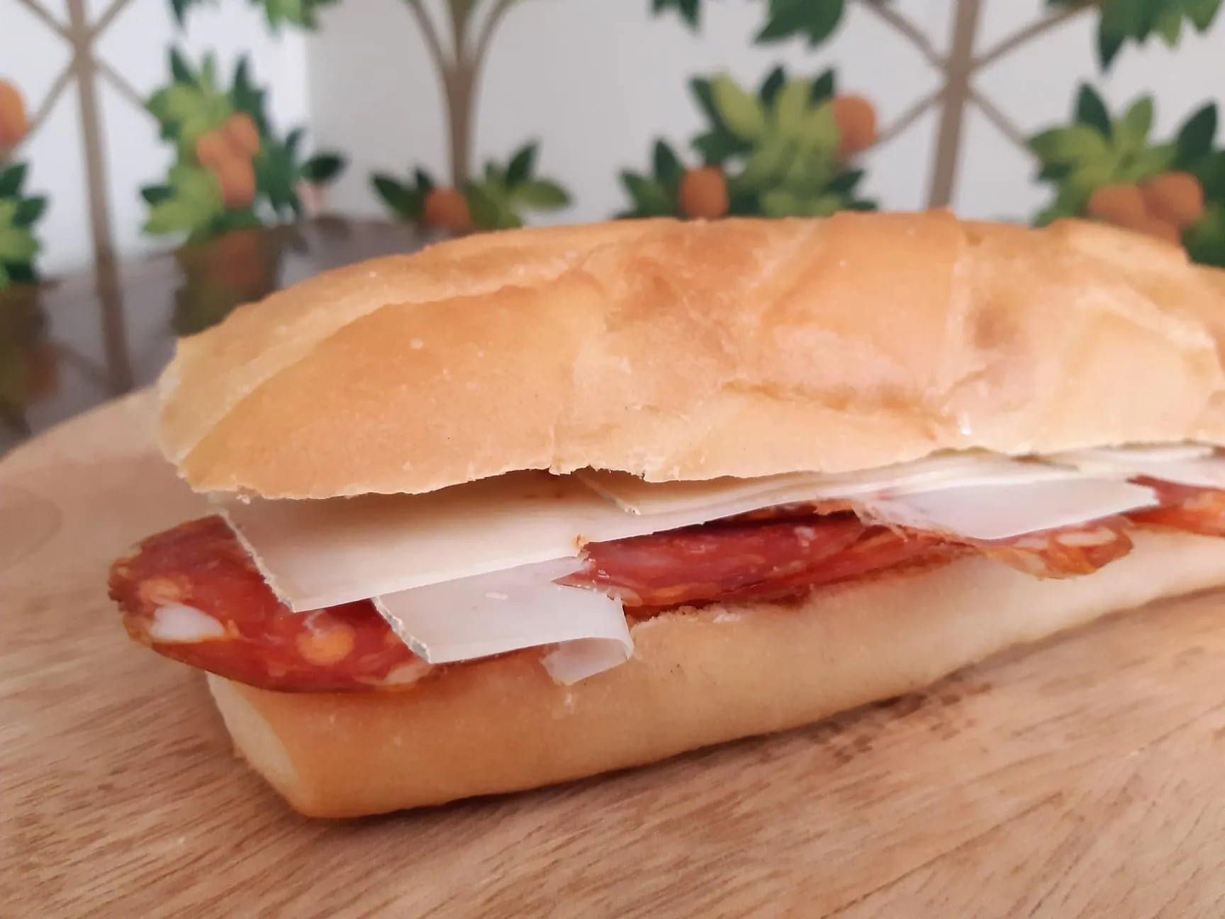 Panino calabrese sur ciabatta